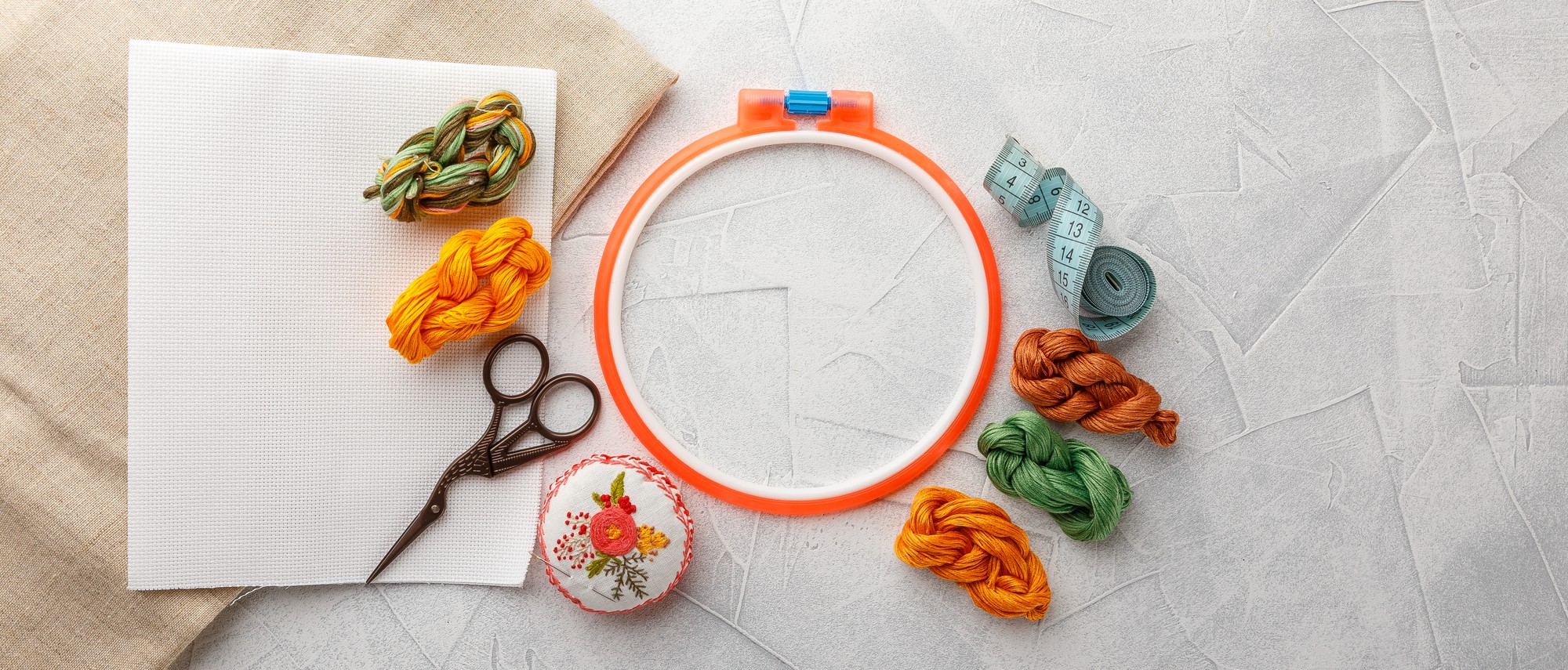 Kit corso con filati e telaio